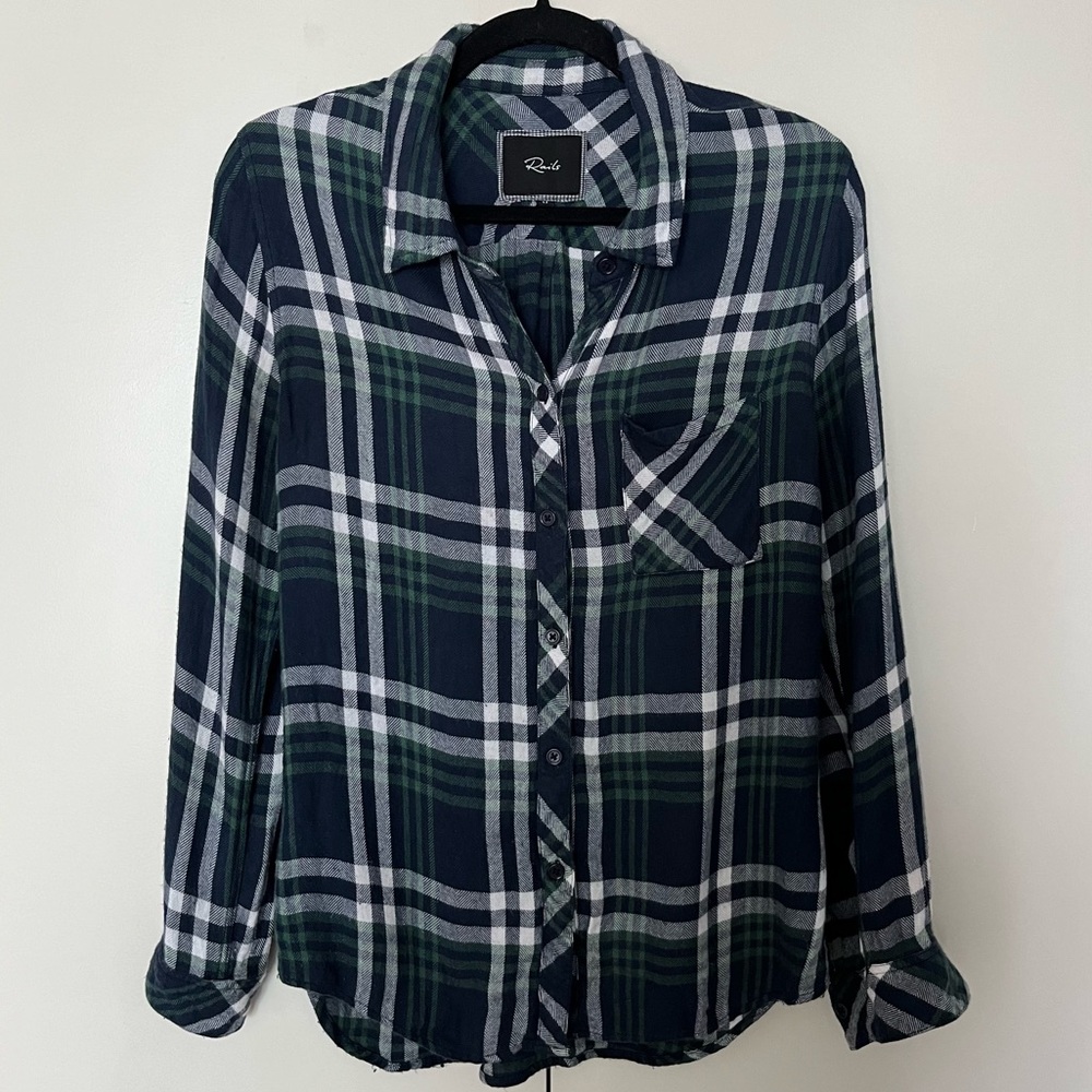 Rails Plaid Button Up
